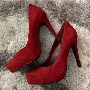 New BCBGeneration Red High Heels
